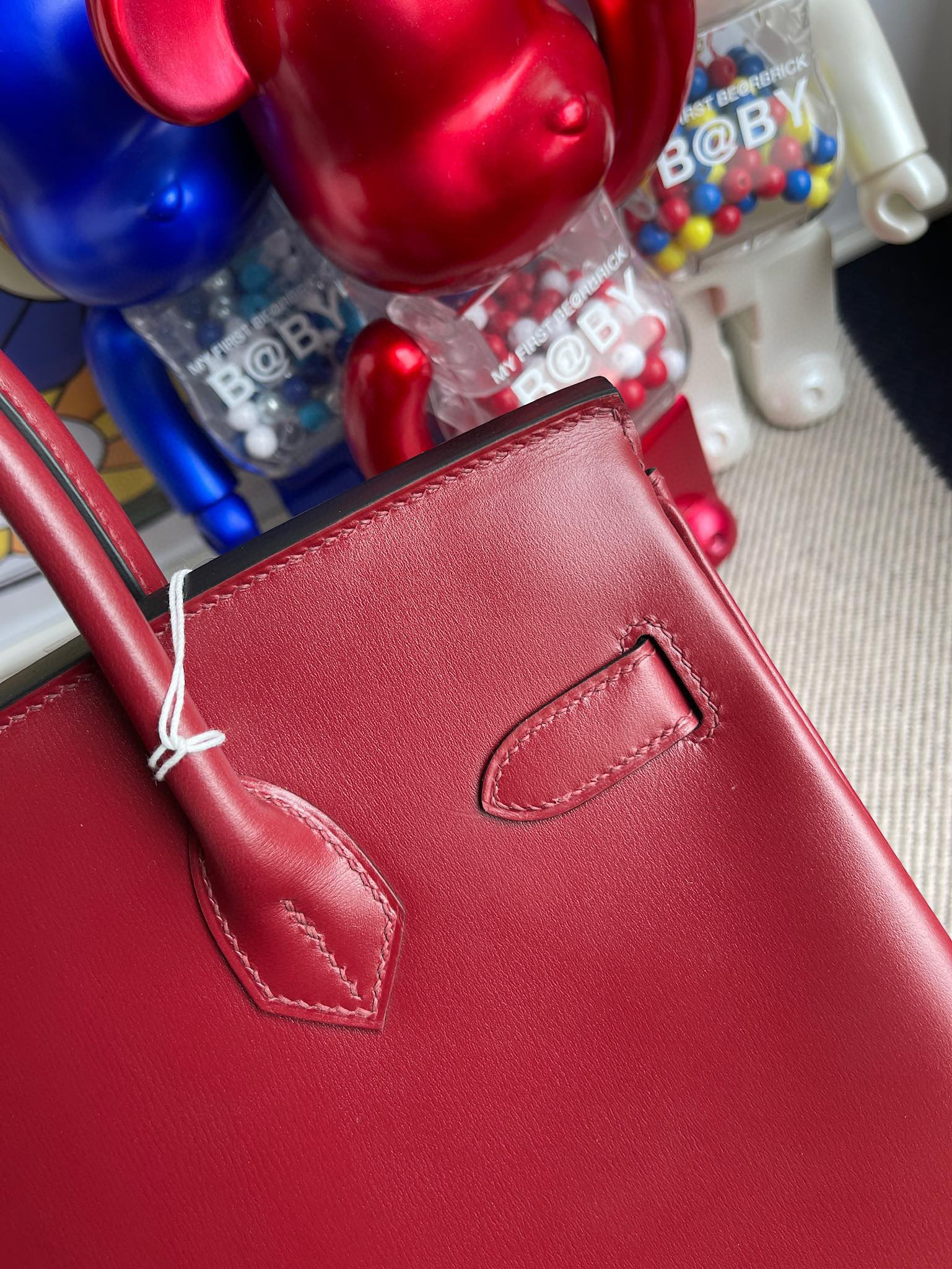 Hermes Birkin 30CM Boxcalf Rough H Gold Hardware Full Handmade