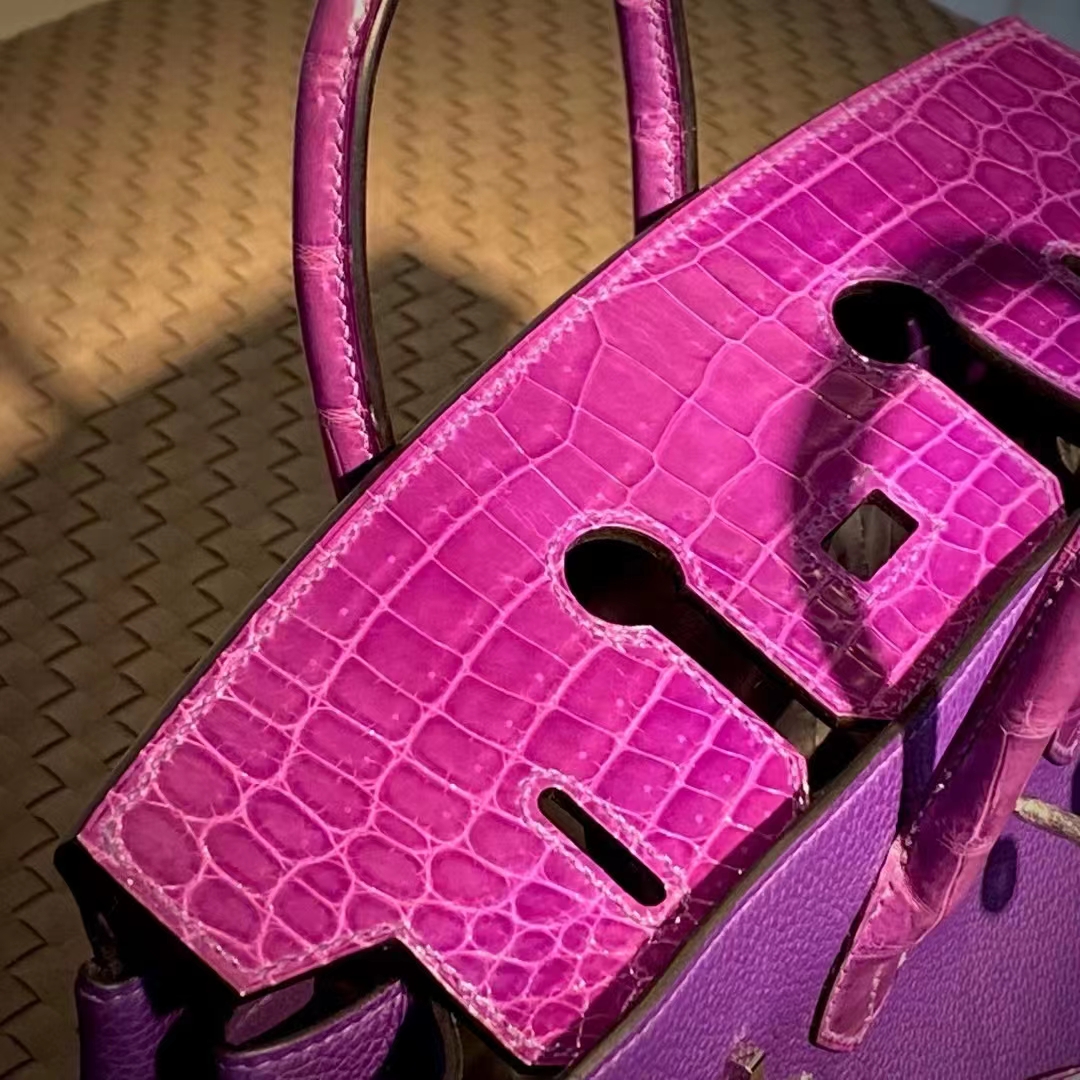 HERMES Birkin Touch E5 Rose Tyrien Togo Full handmade Birkin Fatory 25x20x13cm
