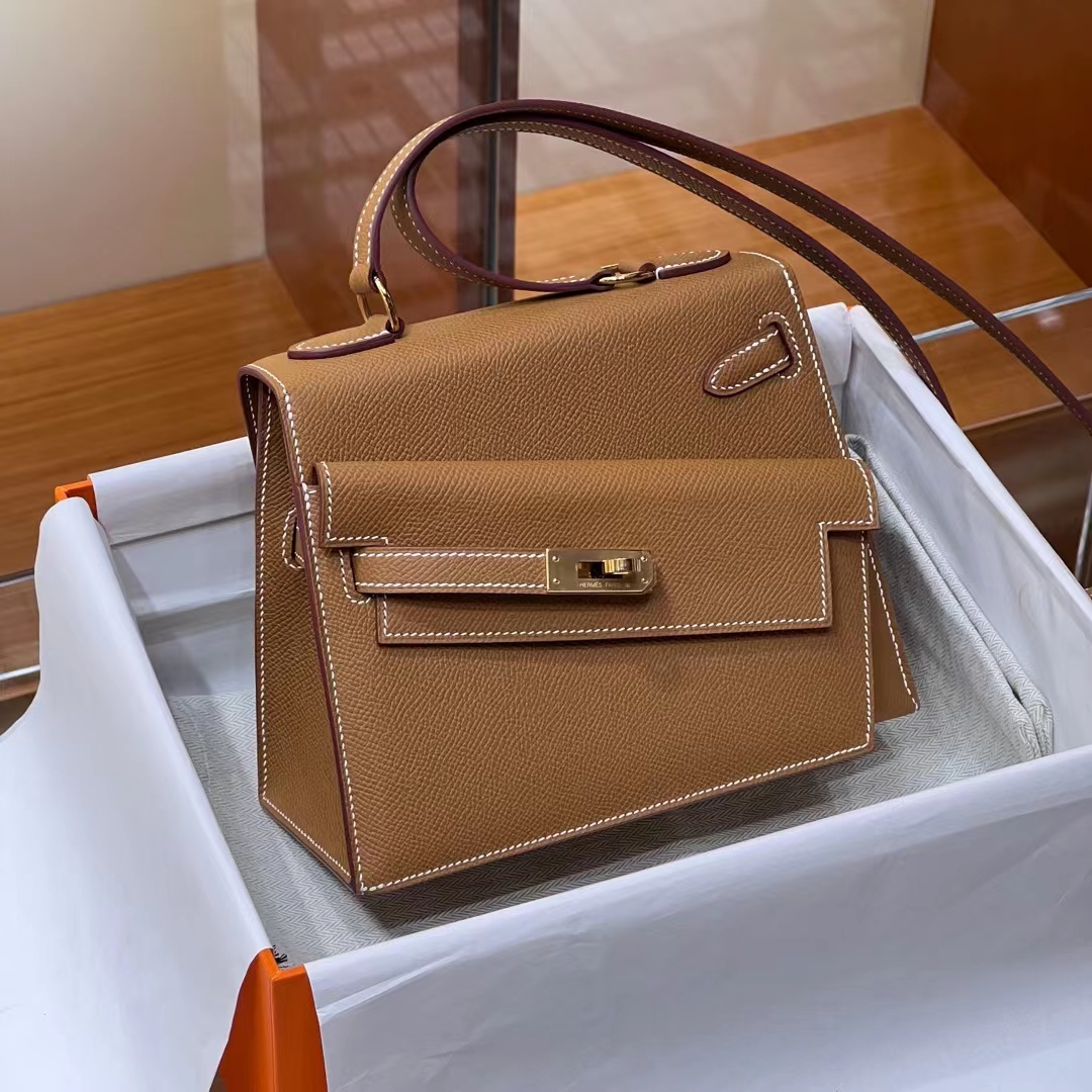 HERMES Kelly II Sellier CK37 GOLD Hardware HandMade