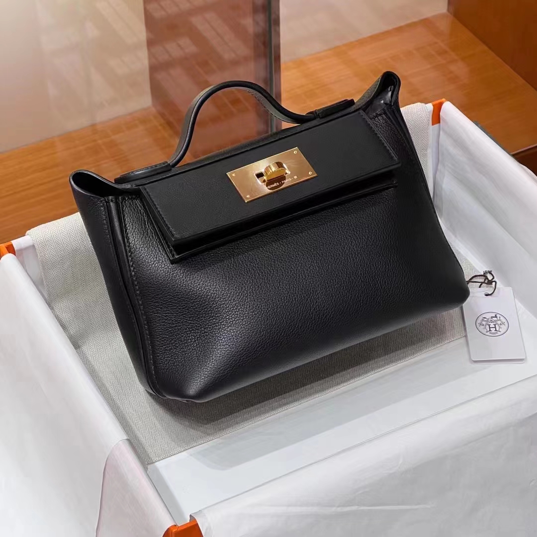 Kelly24/24 MINI CC89 Nior Evercolor&Swift GHW Full handmade HERMES fatory