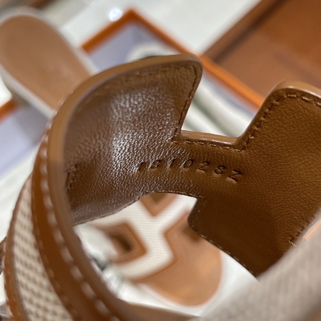HERMES  Sandals New Slippers Handmade Italian lamb sole 10 days of shipment CK37